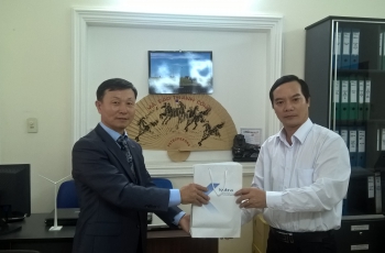 The signing ceremony of JETRO support for TSV TSV in investment cooperation with partners from Korea