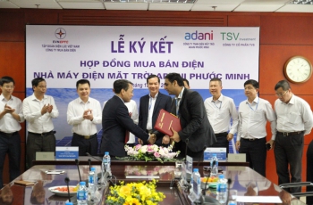 Signing of the Power purchase contract (PPA) for the Sun Power Project Adani Phuoc Minh 1